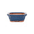 Assorted Glazed Bonsai Pots, 5" -  Blue Rectangle with Decorative, 12 x 10 x 4.5cm - Pots