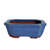 Assorted Glazed Bonsai Pots, 7" -  Blue Rectangular 17 x 13 x 6cm - Pots