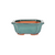 Assorted Glazed Bonsai Pots, 5" -  Green Rectangle with Decorative, 13 x 11 x 6cm - Pots