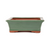 Assorted Glazed Bonsai Pots, 7" -  Green Rectangle, 18 x 14 x 6cm - Pots