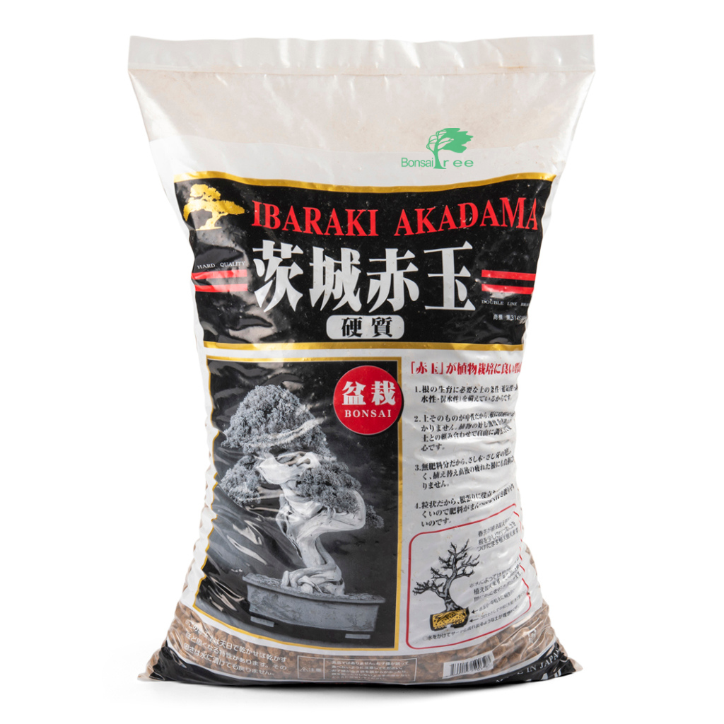 Ibaraki Hard Akadama, Medium, 5-8mm -  14L bag - Growing Mediums