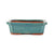 Assorted Glazed Bonsai Pots, 10" -  Green Rectangular with panels, 26 x 18.5 x 8cm - Pots