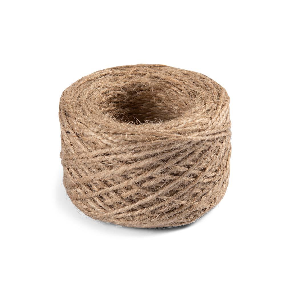 Jute, brown string. 50m -   - Florists Supplies