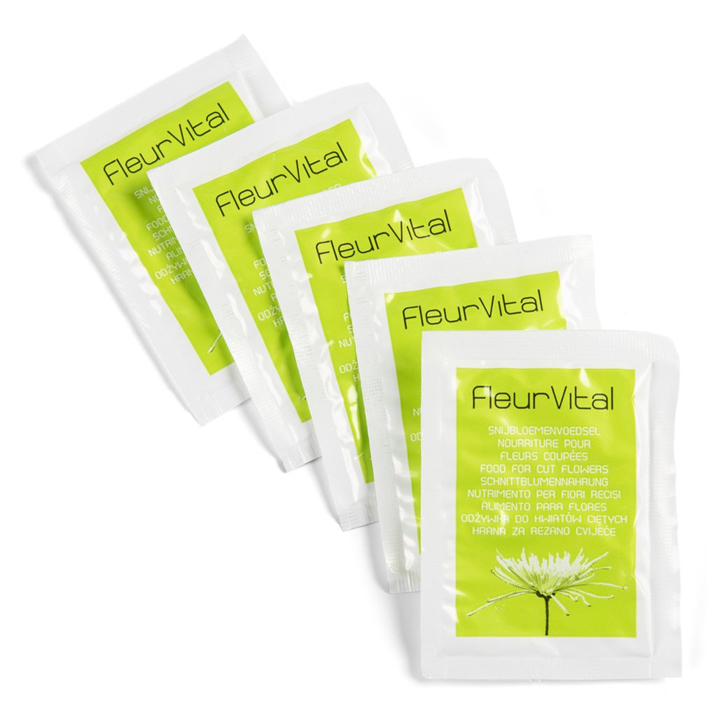 Fleur Vital Flower Food Sachets, 5pc bundle -   - Florists Supplies