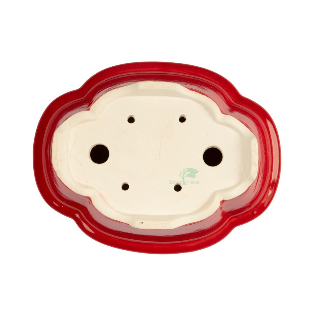 Chinese glazed mokko, 250mm x 200 x 75mm -   - Pots