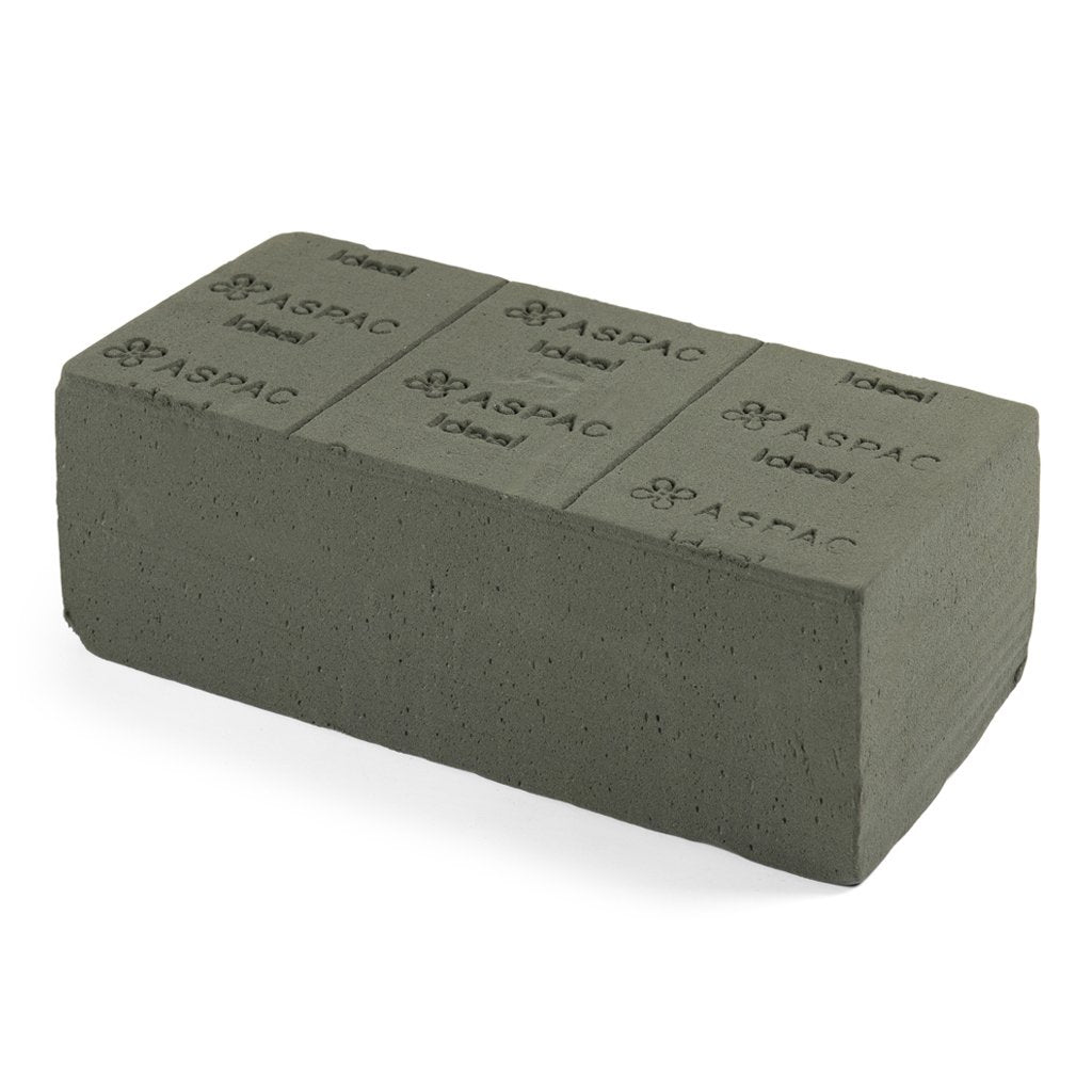 Oasis Ideal block. 7.5 x 23 x 11cm -  Single (ONE) Oasis Ideal block. 7.5 x 23 x 11cm - Florists Supplies