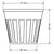 Plastic Net Pot, 7.5cm -   - Plastics