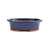 Assorted Glazed Bonsai Pots, 12" - Blue Oval with Lip, 30 x 24 x 8cm - Pots