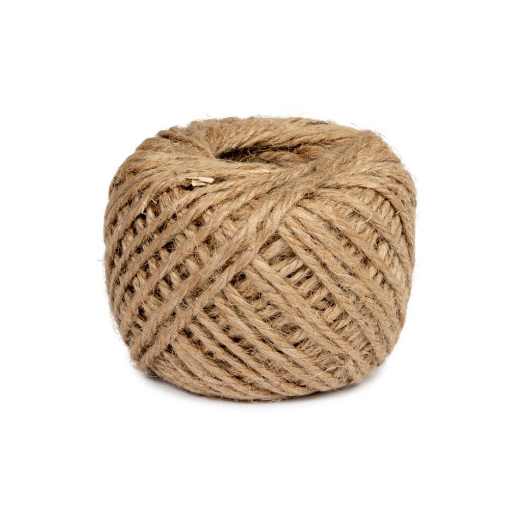 Jute, brown string, 100g -   - Florists Supplies