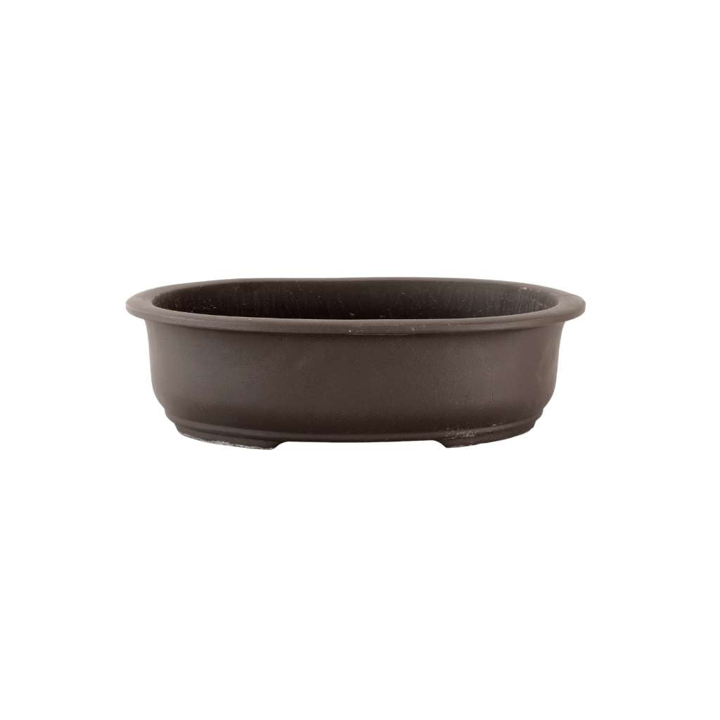 Japanese Deep ,Unglazed, Oval Container -  Medium, 265 x 225 x 80mm - Pots