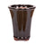 Assorted Glazed Cascade Pots, 16 x 16 x 19cm -  Dark Mottled, 16 x 16 x 18cm - Pots