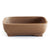 10" Chinese Unglazed Containers -  Soft, Rounded Rectangular, 26 x 20 x 8cm - Pots